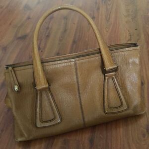 Tods Tan leather handbag